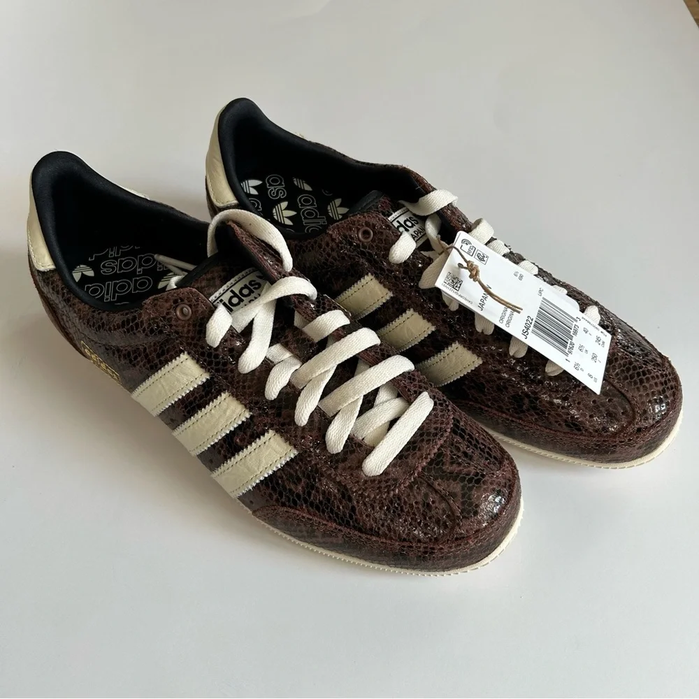 Adidas Japan (JS4022) ‘ 'Preloved Brown, Cream White’ Snakeskin-Size 8 🐍 - Picture 4 of 11
